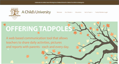 Desktop Screenshot of achildsuniversity.com